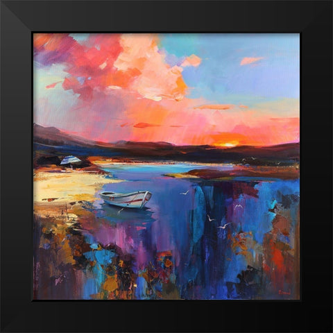 Earthly Delights Black Modern Wood Framed Art Print by Bond