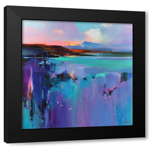 The Seduction of the Water Black Modern Wood Framed Art Print by Bond