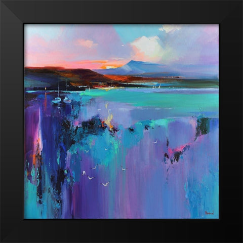 The Seduction of the Water Black Modern Wood Framed Art Print by Bond