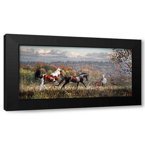 Freedom Black Modern Wood Framed Art Print with Double Matting by Adamov, Alexey