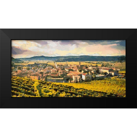 I Like Italy so much VI Black Modern Wood Framed Art Print by Medeiros, Celito