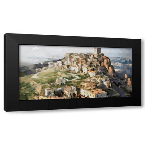 I Like Italy so much VII Black Modern Wood Framed Art Print with Double Matting by Medeiros, Celito