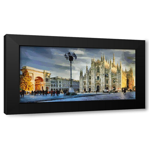 I Like Italy so much VIII Black Modern Wood Framed Art Print by Medeiros, Celito