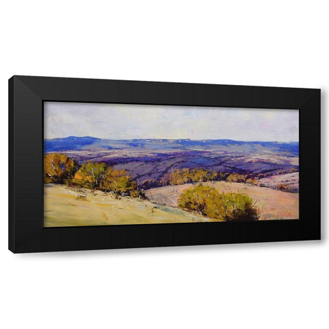 Cloud Shadows Black Modern Wood Framed Art Print with Double Matting by Gercken, Graham
