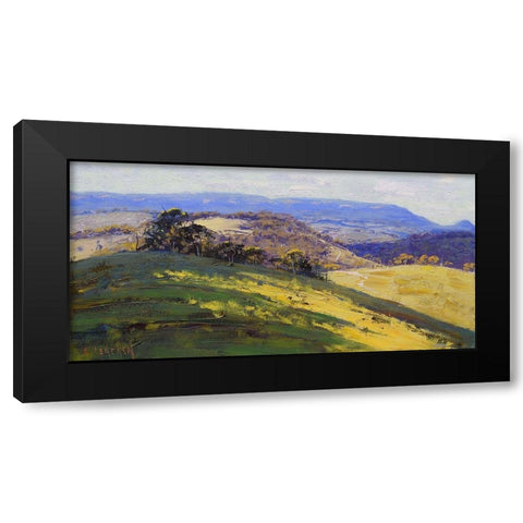 Kanimba Valley Black Modern Wood Framed Art Print by Gercken, Graham