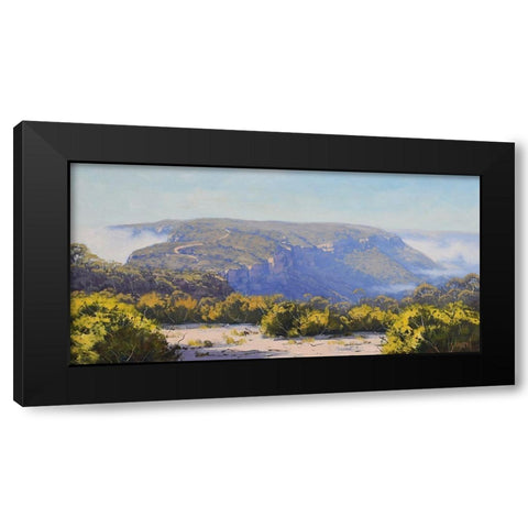 Narron Neck Katoomba Black Modern Wood Framed Art Print with Double Matting by Gercken, Graham