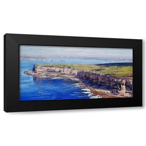 Sydney Black Modern Wood Framed Art Print with Double Matting by Gercken, Graham
