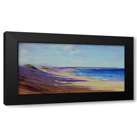 Lake Beach Australia Black Modern Wood Framed Art Print by Gercken, Graham