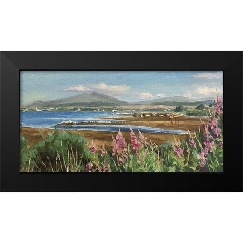 Scotland Landscape Black Modern Wood Framed Art Print by Strube, Ling