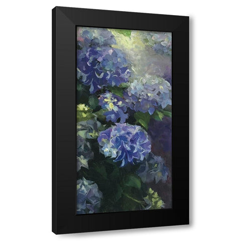 Hydrangeas Black Modern Wood Framed Art Print by Strube, Ling