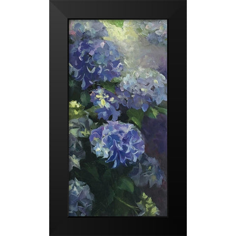 Hydrangeas Black Modern Wood Framed Art Print by Strube, Ling