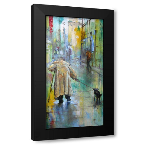 Dont go there-Darling Black Modern Wood Framed Art Print with Double Matting by Zakrynycny, Viktor