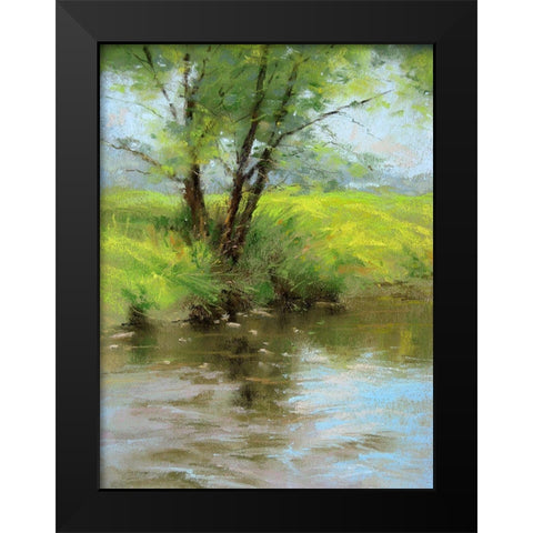 Early Spring Black Modern Wood Framed Art Print by Chaney, Alan