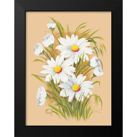 Flowers Composition I Black Modern Wood Framed Art Print by Divisova, Jaroslava