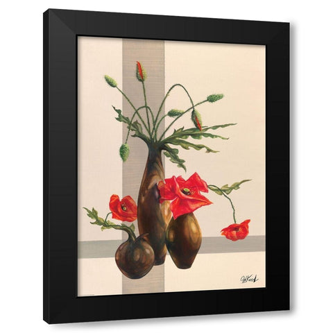 Art Decor VIII Black Modern Wood Framed Art Print by Krol, Wieslaw