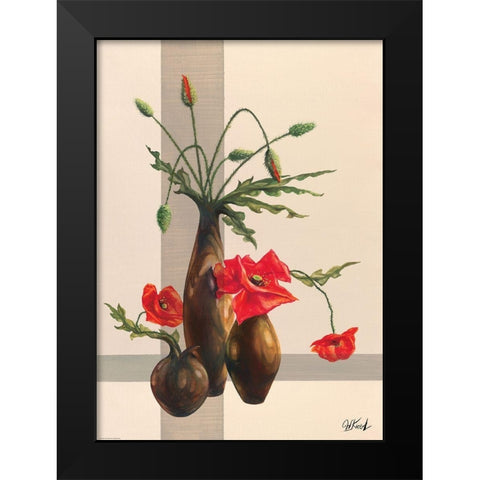 Art Decor VIII Black Modern Wood Framed Art Print by Krol, Wieslaw