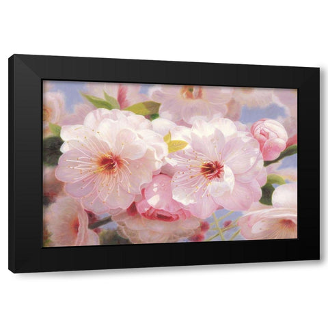 American Flowers I Black Modern Wood Framed Art Print by Murphy, John