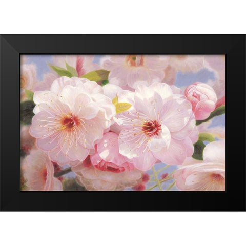 American Flowers I Black Modern Wood Framed Art Print by Murphy, John