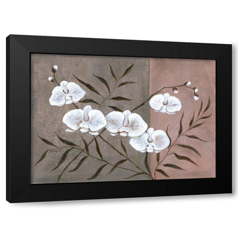 Modern Colours I Black Modern Wood Framed Art Print by Dahlke, Izabella