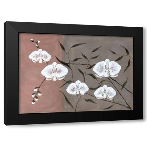 Modern Colours II Black Modern Wood Framed Art Print by Dahlke, Izabella