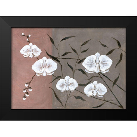Modern Colours II Black Modern Wood Framed Art Print by Dahlke, Izabella