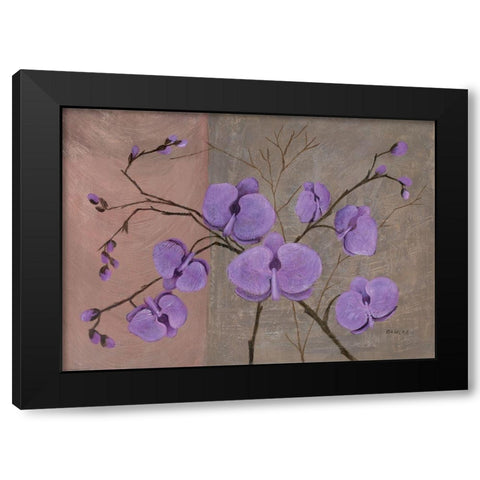 Modern Colours IV Black Modern Wood Framed Art Print with Double Matting by Dahlke, Izabella