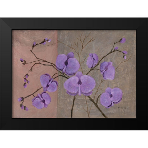 Modern Colours IV Black Modern Wood Framed Art Print by Dahlke, Izabella