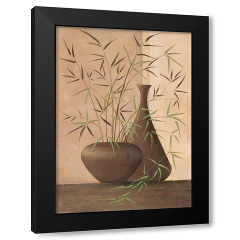 Modern Colours V Black Modern Wood Framed Art Print by Dahlke, Izabella