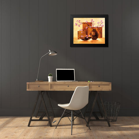 Modern Stillife IV Black Modern Wood Framed Art Print by Lopardi, E.