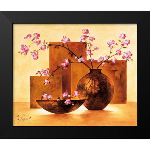 Modern Stillife IV Black Modern Wood Framed Art Print by Lopardi, E.