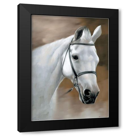 My Best Friend I Black Modern Wood Framed Art Print by Petrikova, Eva