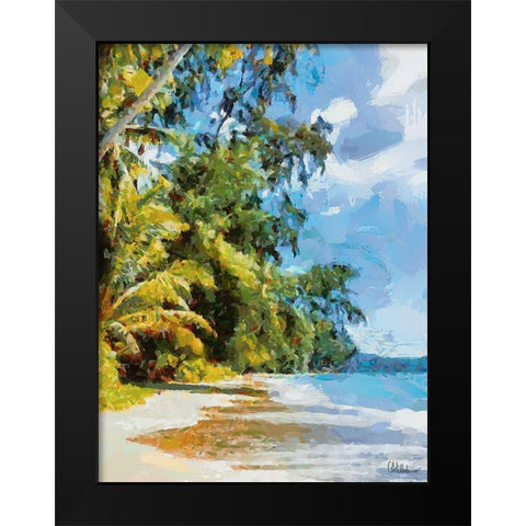 Everyone Loves Palm Trees VII Black Modern Wood Framed Art Print by Medeiros, Celito