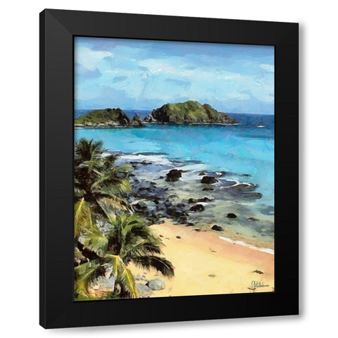 Everyone Loves Palm Trees IX Black Modern Wood Framed Art Print by Medeiros, Celito