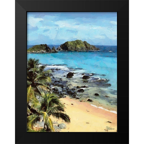 Everyone Loves Palm Trees IX Black Modern Wood Framed Art Print by Medeiros, Celito