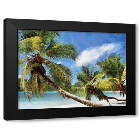 Everyone Loves Palm Trees XI Black Modern Wood Framed Art Print by Medeiros, Celito