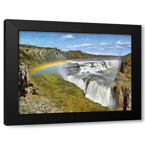 Iceland Trip II Black Modern Wood Framed Art Print by Medeiros, Celito
