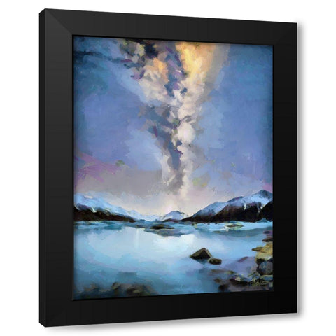 Iceland Trip III Black Modern Wood Framed Art Print by Medeiros, Celito