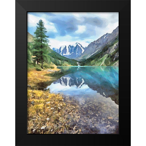 Rocky Nature VI Black Modern Wood Framed Art Print by Medeiros, Celito