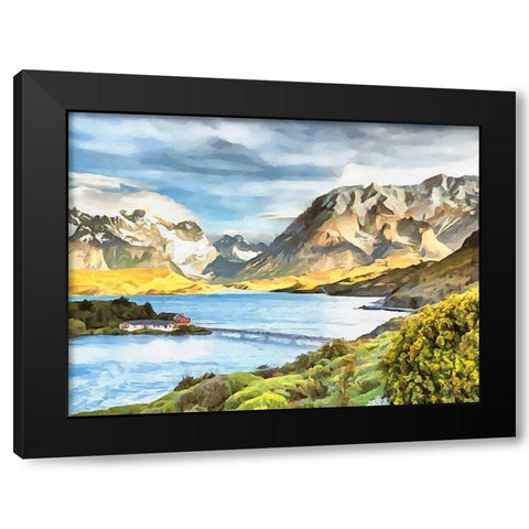 Rocky Nature VIII Black Modern Wood Framed Art Print by Medeiros, Celito