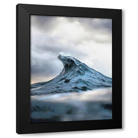 Rocky Nature XI Black Modern Wood Framed Art Print with Double Matting by Medeiros, Celito