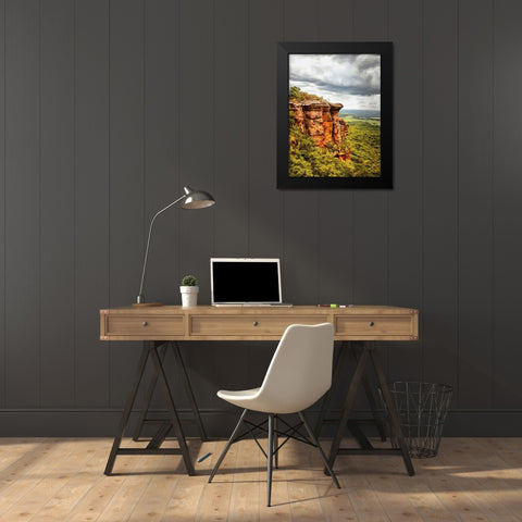 Rocky Nature XVII Black Modern Wood Framed Art Print by Medeiros, Celito