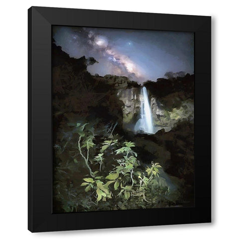 Milky Way III Black Modern Wood Framed Art Print by Medeiros, Celito
