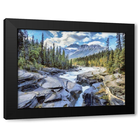 Jasper National Park I Black Modern Wood Framed Art Print with Double Matting by Medeiros, Celito