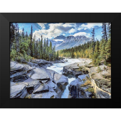 Jasper National Park I Black Modern Wood Framed Art Print by Medeiros, Celito