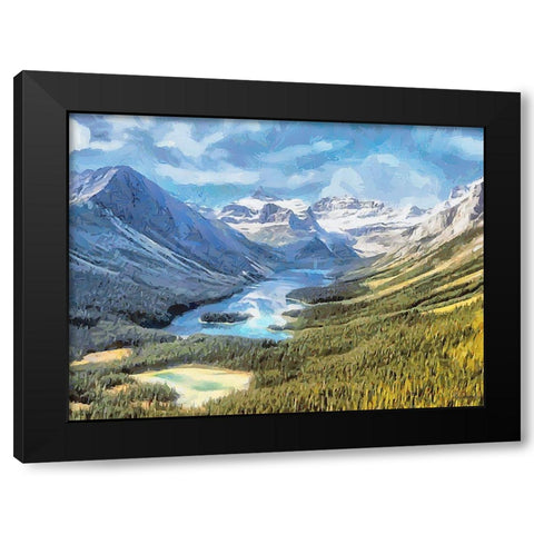Jasper National Park II Black Modern Wood Framed Art Print by Medeiros, Celito
