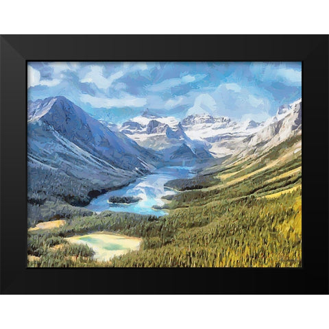 Jasper National Park II Black Modern Wood Framed Art Print by Medeiros, Celito
