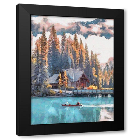 Jasper National Park III Black Modern Wood Framed Art Print by Medeiros, Celito