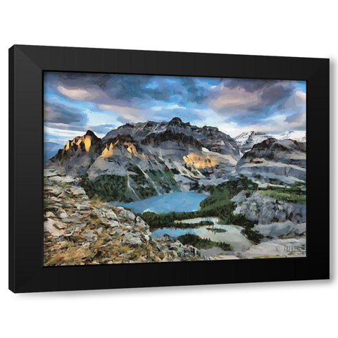 Jasper National Park IV Black Modern Wood Framed Art Print with Double Matting by Medeiros, Celito