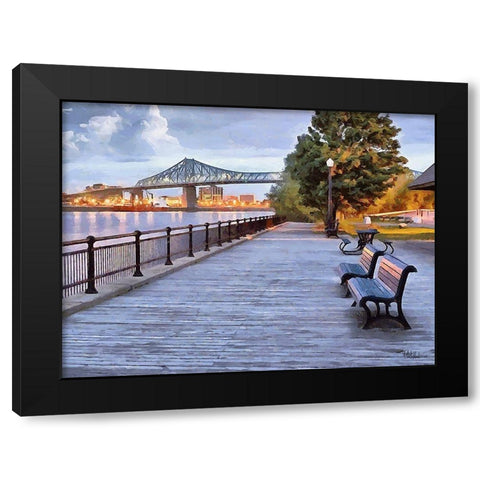 Memories of Vancouver VI Black Modern Wood Framed Art Print with Double Matting by Medeiros, Celito