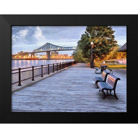 Memories of Vancouver VI Black Modern Wood Framed Art Print by Medeiros, Celito